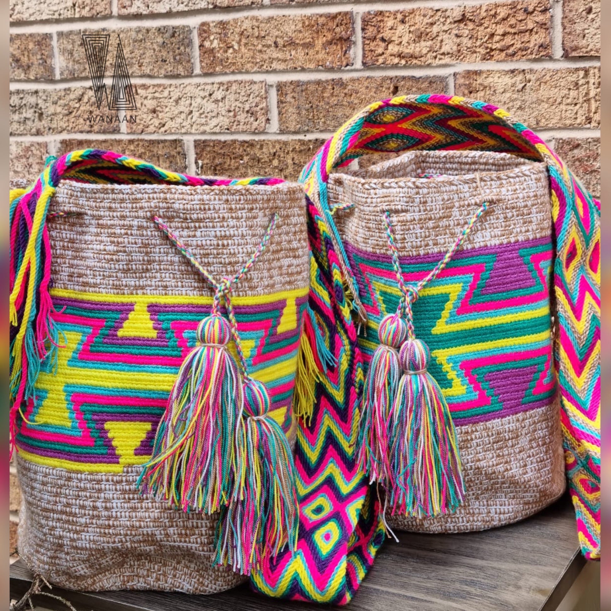 Wayuu Colorful Crochet Boho Beach Bag